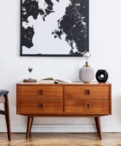 Alternative view of Tafellamp Art Deco 125 old roze/goud