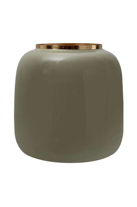 Vaas Art Deco 545 Mint/goud