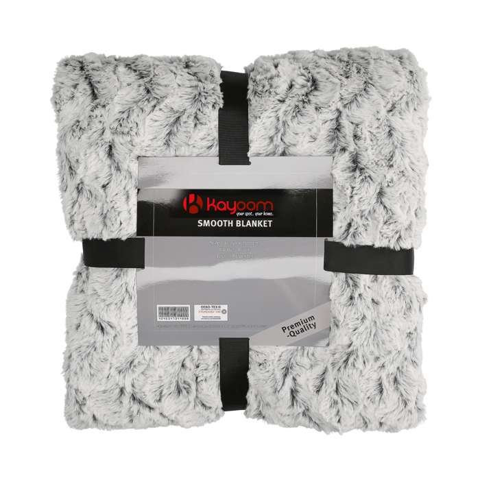 Smooth Blanket 500 Black 150 x 200 cm