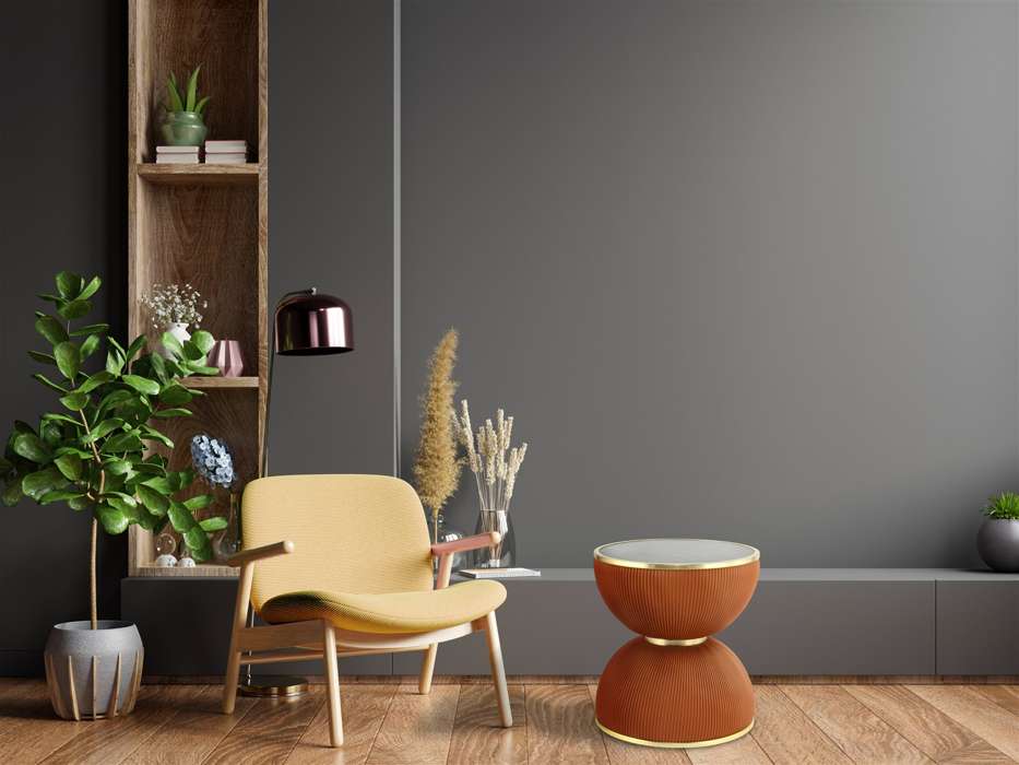 Side table Jokai 225 Cognac - Afbeelding 3