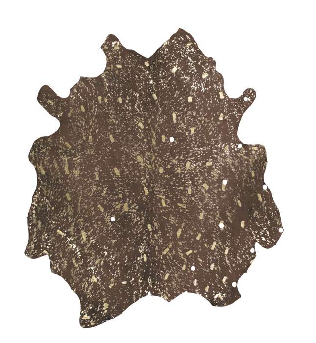Glam 110 bruin/goud 1,35m² - 1,65m²