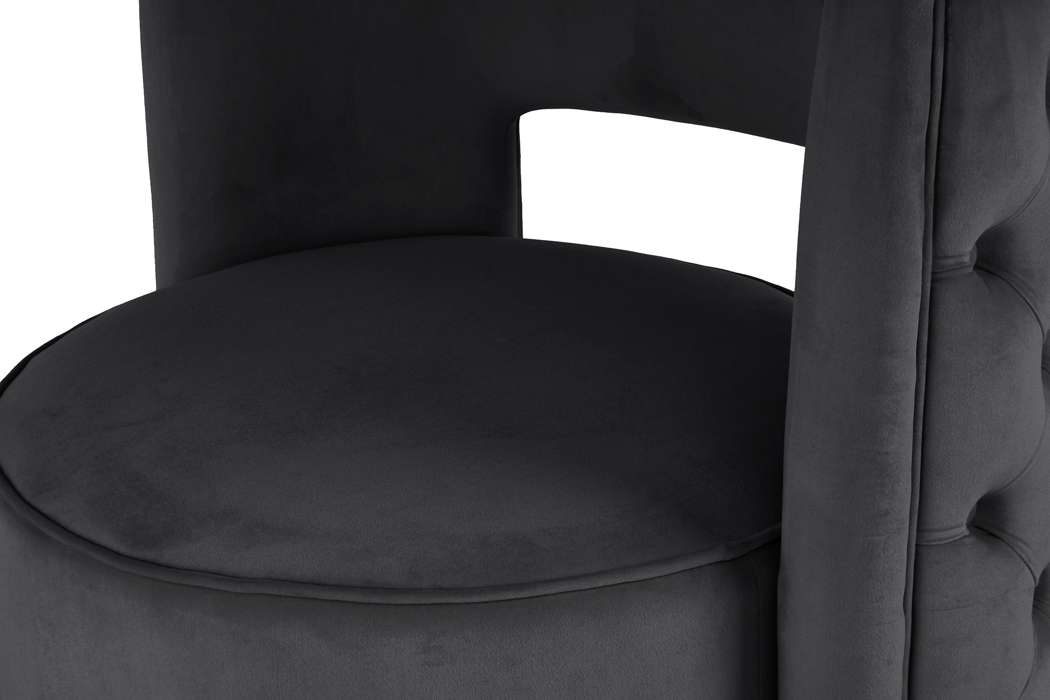 Armchair swivel armchair Sophistic 125 black / gold - Afbeelding 4
