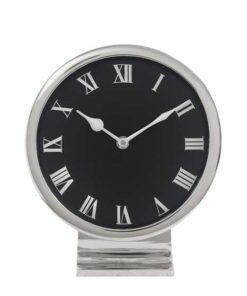 Table clock Era 125 silver
