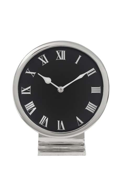 Table clock Era 125 silver