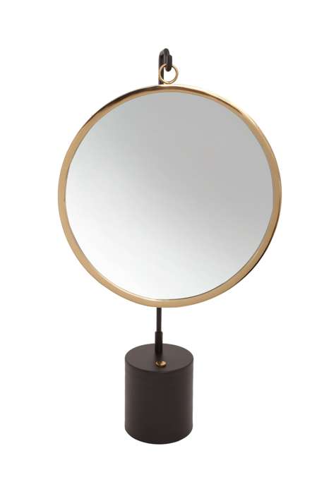 Table mirror Eleganca 325 black / gold - Afbeelding 2