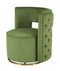 Lounge Chair Beverly 125 pistachio / gold