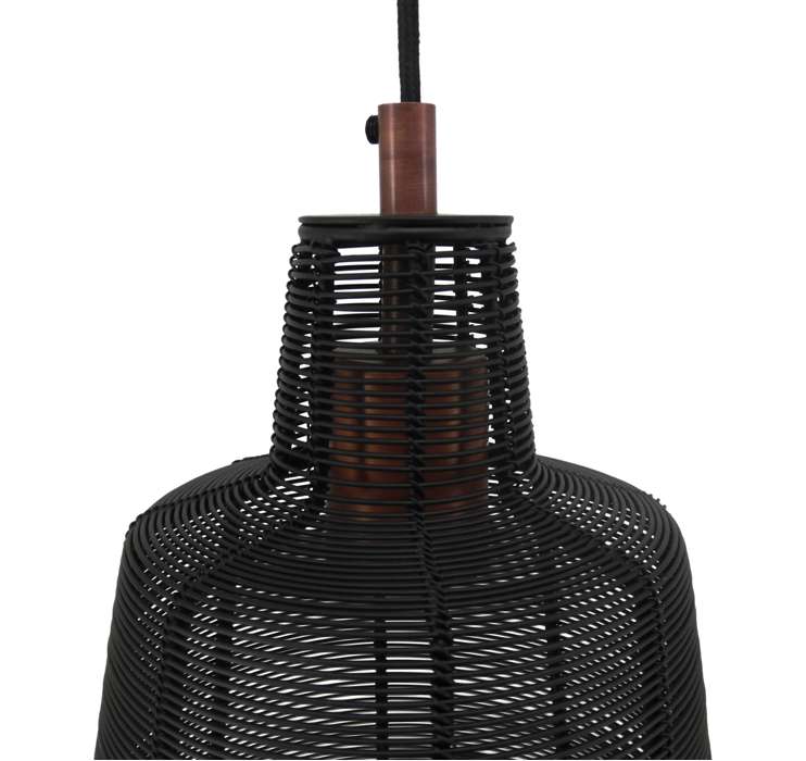 Hanglamp Libertas L zwart/koper - Afbeelding 3
