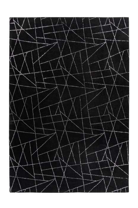 Bijou 125 zwart/zilver 80x150cm