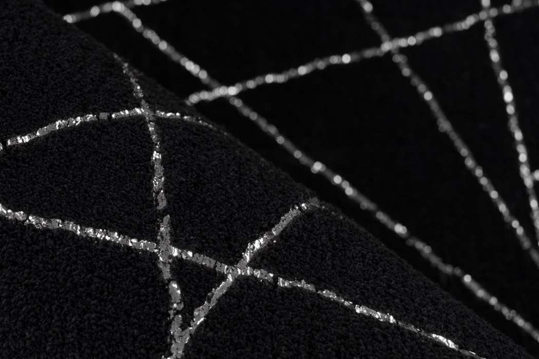 Bijou 125 zwart/zilver 80x150cm - Afbeelding 3