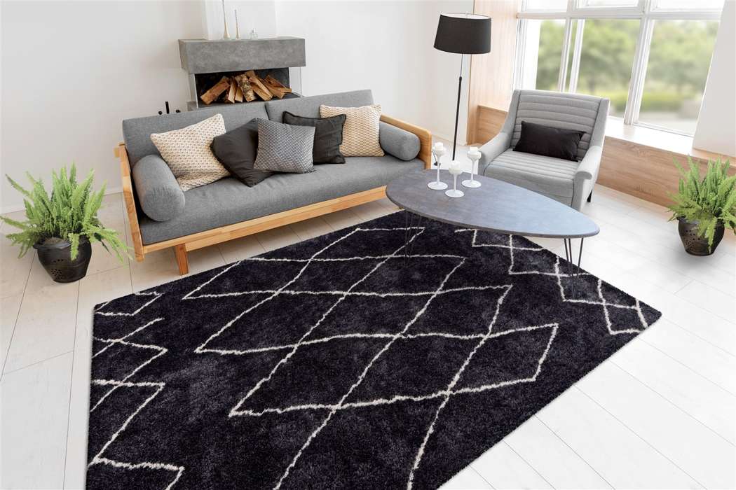 Orlando 425 antraciet 200x290cm - Afbeelding 2