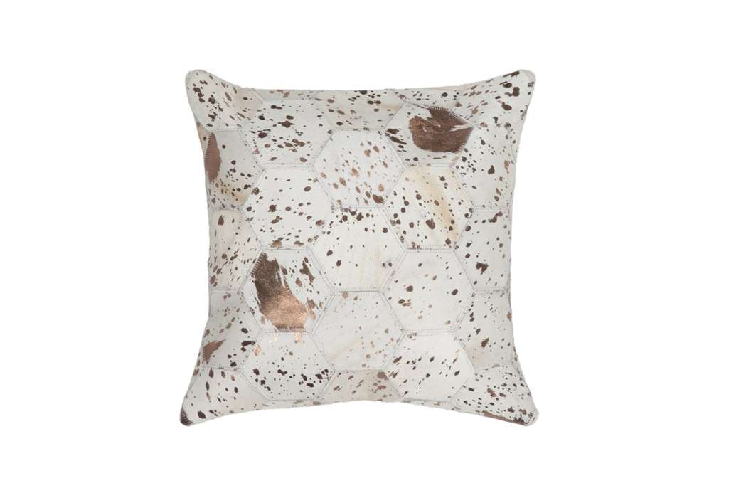 Spark Pillow 210 ivory / chrome 40cm x 60cm