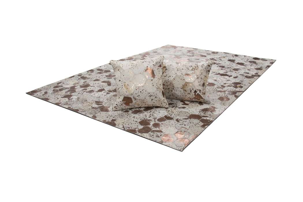 Spark Pillow 210 ivory / chrome 40cm x 60cm - Afbeelding 3