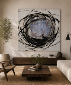 Olieverfschilderij 150x150cm