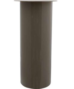 Floor Candle Holder Art Deco 165 taupe / gold