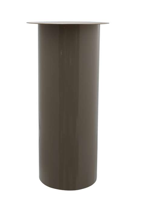 Floor Candle Holder Art Deco 165 taupe / gold