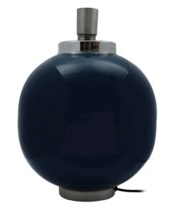 Table lamp Art Deco 125 dark blue / silver