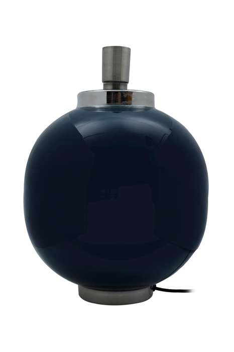 Table lamp Art Deco 125 dark blue / silver