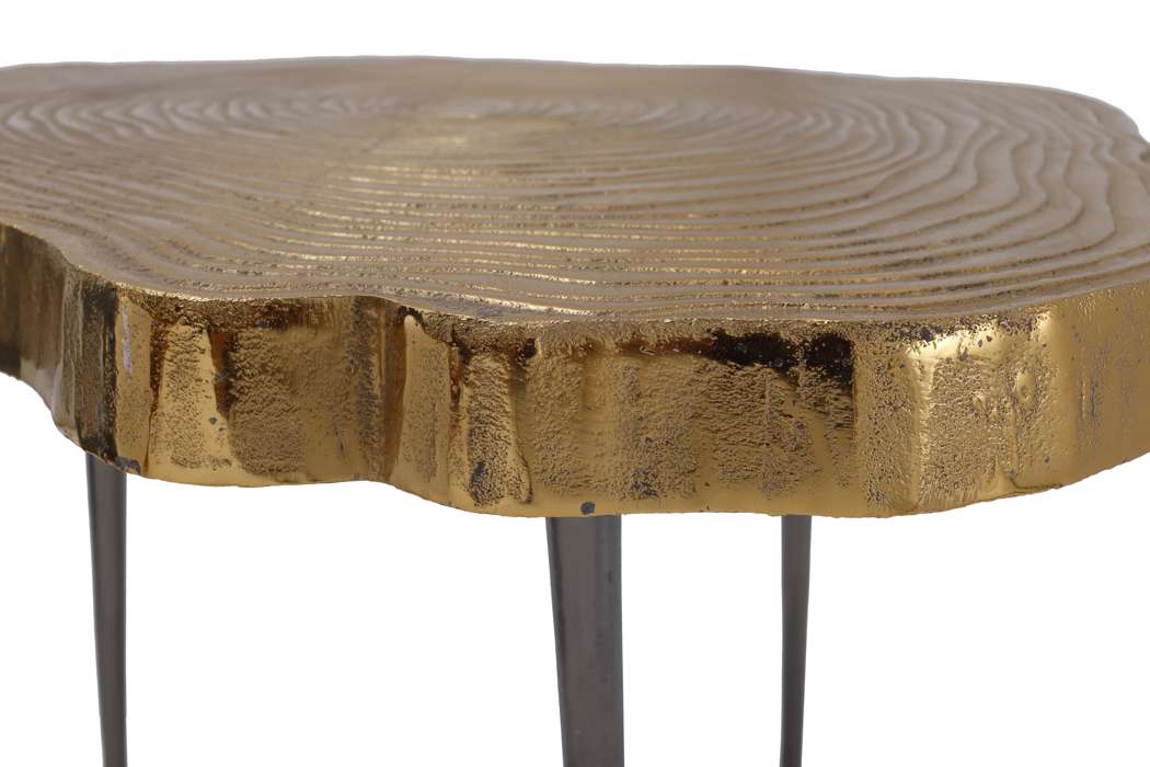 Sidetable Wood Art 225 goud - Afbeelding 3