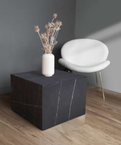 Alternative view of Bijzettafel kubus Cuboid, zwart
