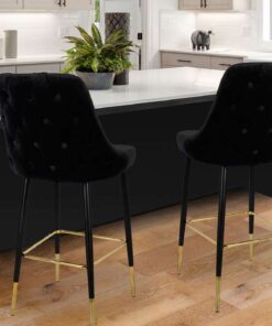 Alternative view of Barstool Moonlight 125 black