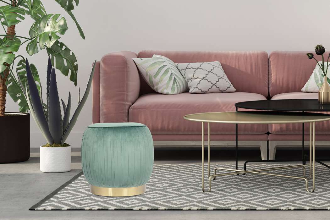 Hocker Lyla 125 Mint - Afbeelding 2
