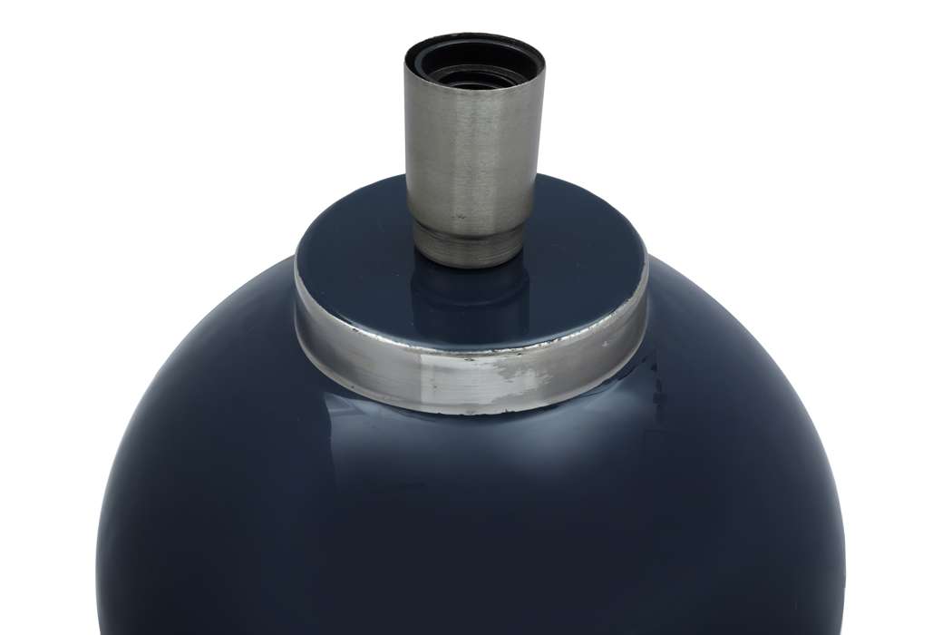 Table lamp Art Deco 125 dark blue / silver - Afbeelding 2