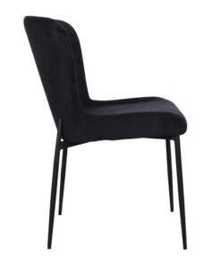 Alternative view of Dining chair Balotti rib black