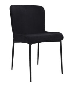 Dining chair Balotti rib black