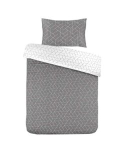 Bed linen Florence 125-GB Grey 140cm x 200cm / 50cm x 75cm
