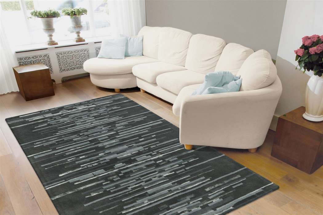 Satin 8059 antraciet 170x240cm - Afbeelding 2
