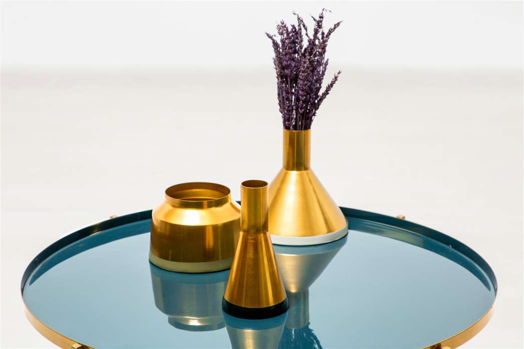Vaas Culture setv3 160 goud/wit/groen/grijs - Afbeelding 2
