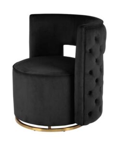 Armchair swivel armchair Sophistic 125 black / gold