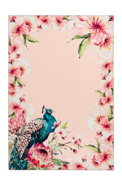 Blossom 125 multi/creme 80x150cm