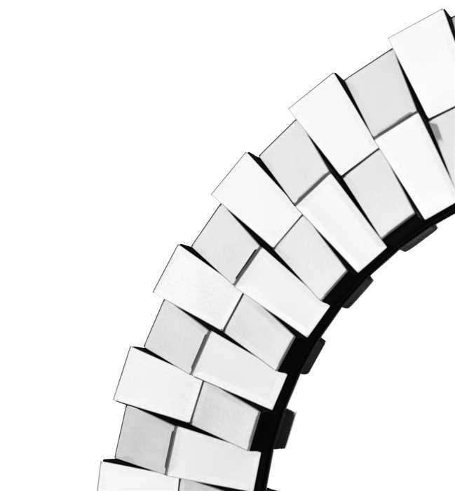 Wandspiegel Horus 410 zilver - Afbeelding 3