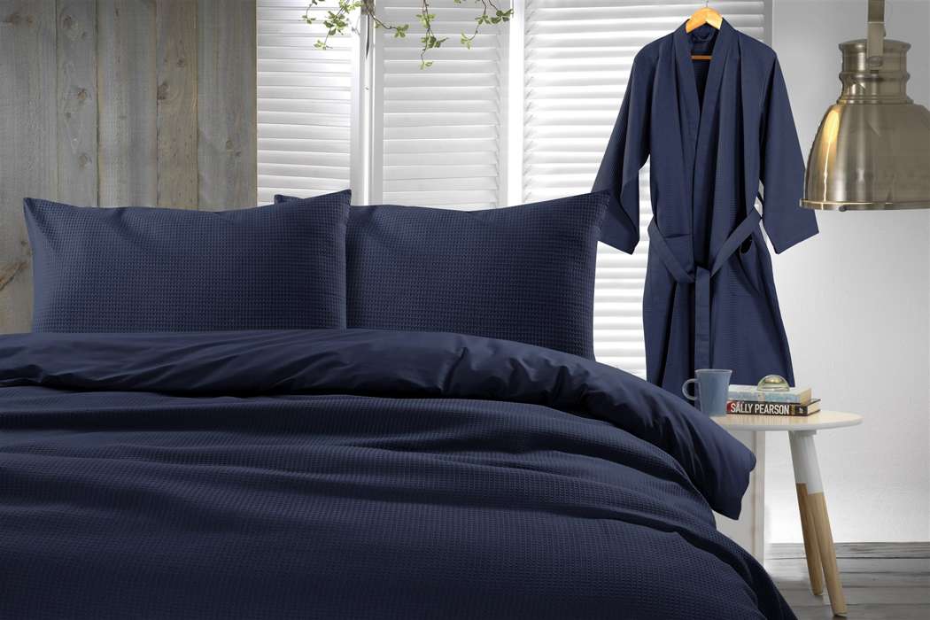Dekbed Carla 100-GB blauw 260cm x 220cm / 50cm x 75cm (2 Stk.) - Afbeelding 4