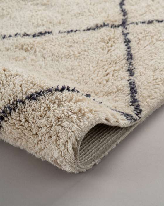 Alena 225 creme/blauw 200x290 cm - Afbeelding 3