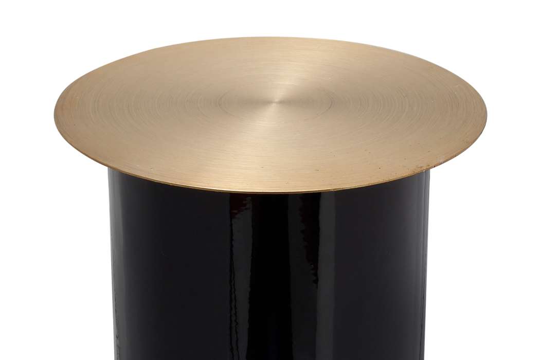 Floor Candle Holder Art Deco 165 black / gold - Afbeelding 3