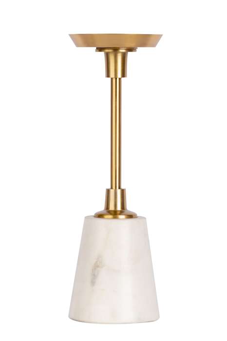 Candle holder Fayya 225 gold / white