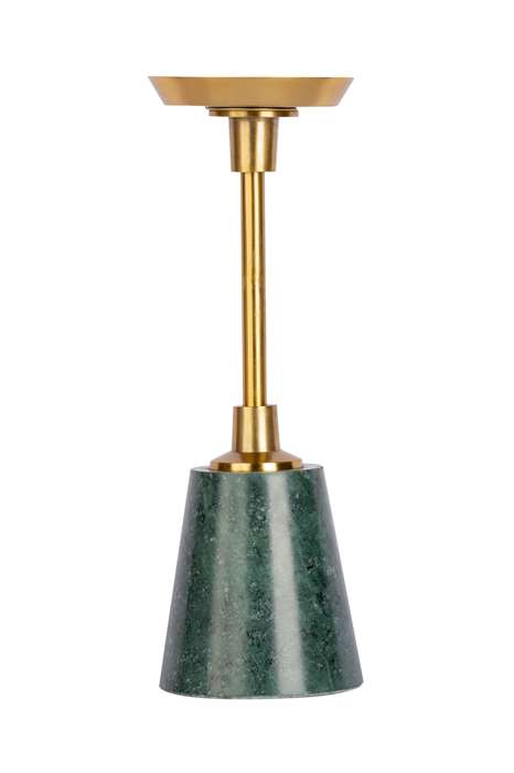 Candle holder Fayya 225 gold / green