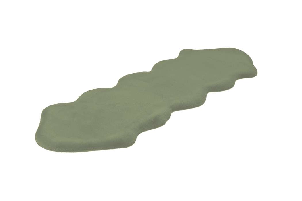 Rabbit Double Sheepskin 300 mint 60cm x 180cm - Afbeelding 4