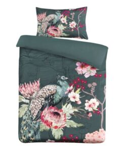 Bed linen Blossom 125-FR Multi / Green 140cm x 200cm