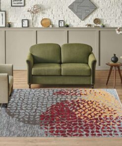Alternative view of Dilan 400 multi/rood 160x230cm
