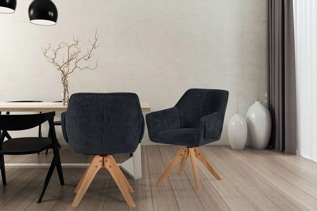 Chair Dian 225 Anthrazit - Afbeelding 2