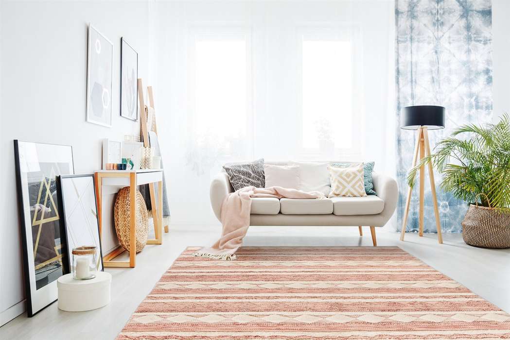 Bohist 225 roze/creme 80x150cm - Afbeelding 2
