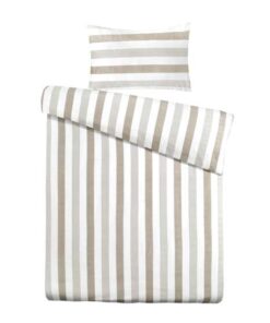Bed linen Pina 100-AT Taupe 140cm x 200cm / 70cm x 90cm