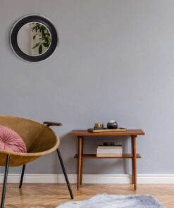 Alternative view of Wall mirror Eleganca 525 silver / black