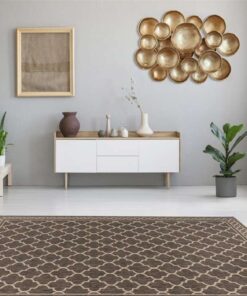 Alternative view of Splash 300 brown / cream 80cm x 150cm