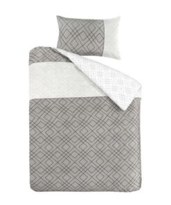 Bed linen Heather 125-GB Grey 140cm x 200cm / 50cm x 75cm