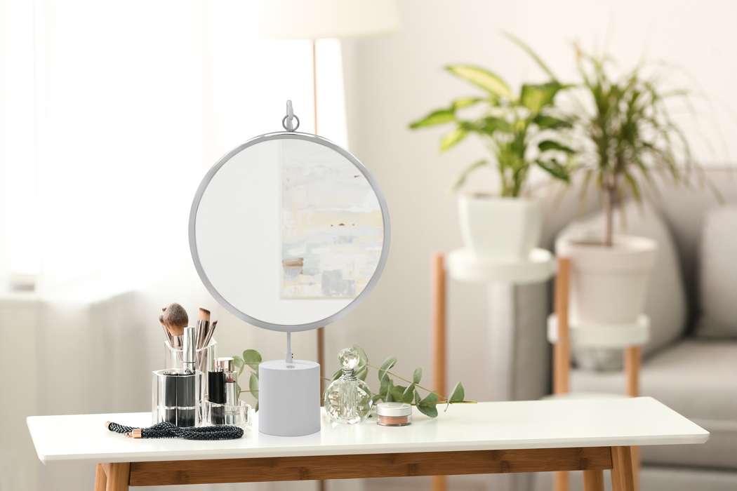 Table mirror Eleganca 325 white / silver - Afbeelding 2