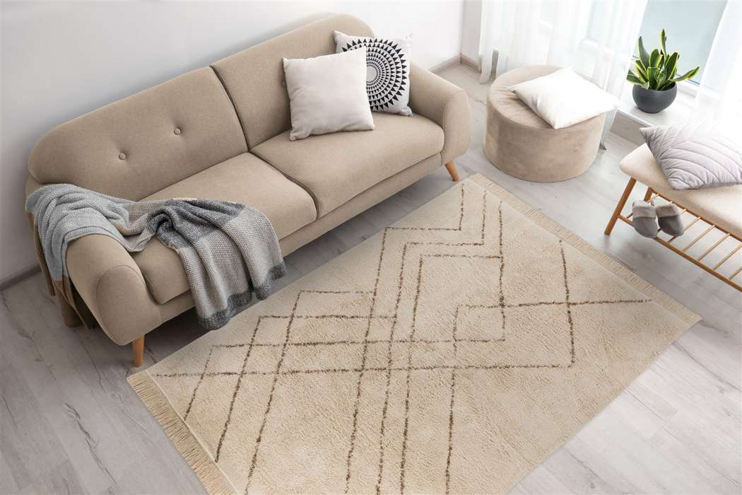 Mylen 425 creme/bruin 200x290cm - Afbeelding 2